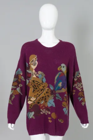 Jungle Animal Boyfriend Sweater