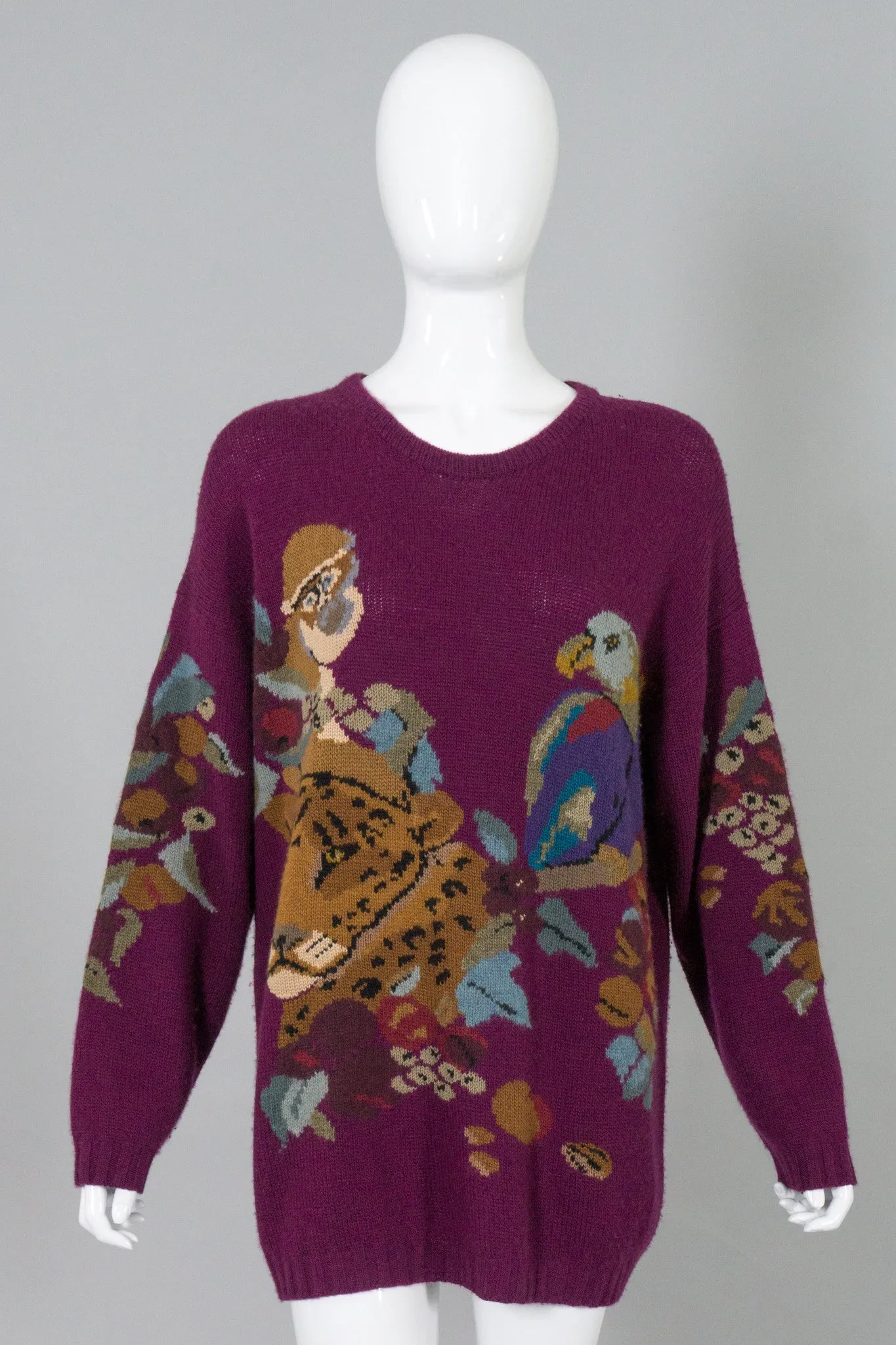 Jungle Animal Boyfriend Sweater