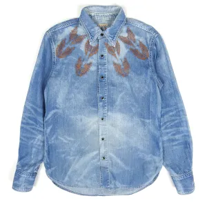 Kapital Denim Snap Button Shirt Size 2