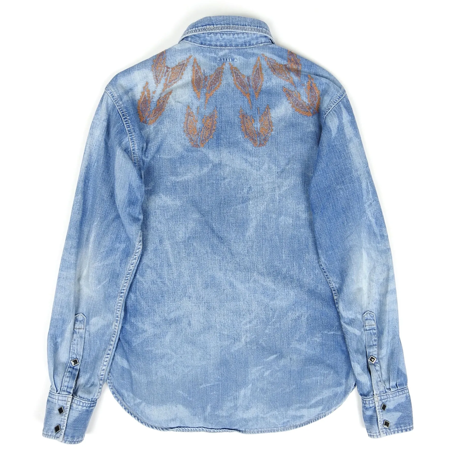 Kapital Denim Snap Button Shirt Size 2