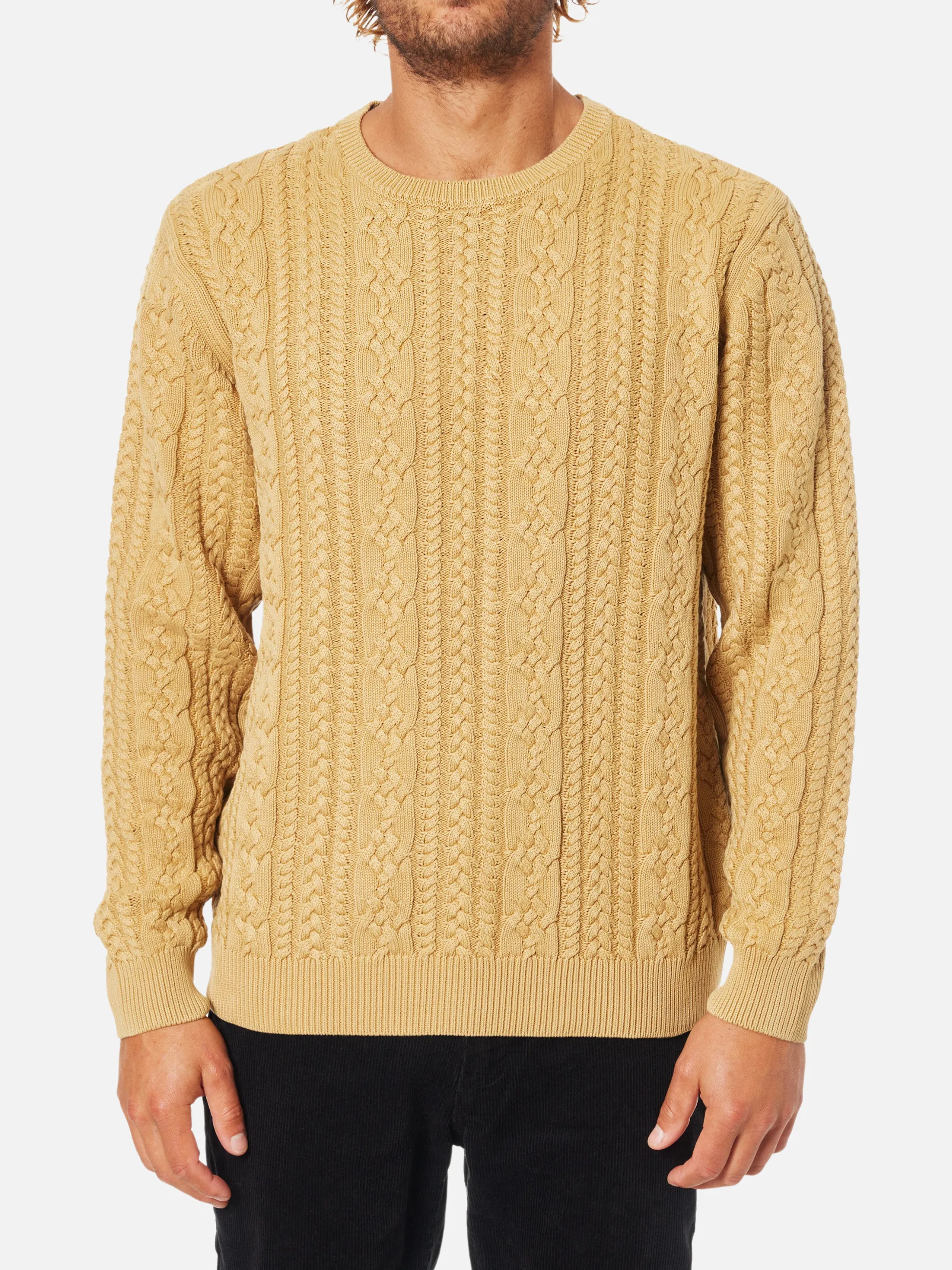 Katin Fisherman Sweater - Driftwood