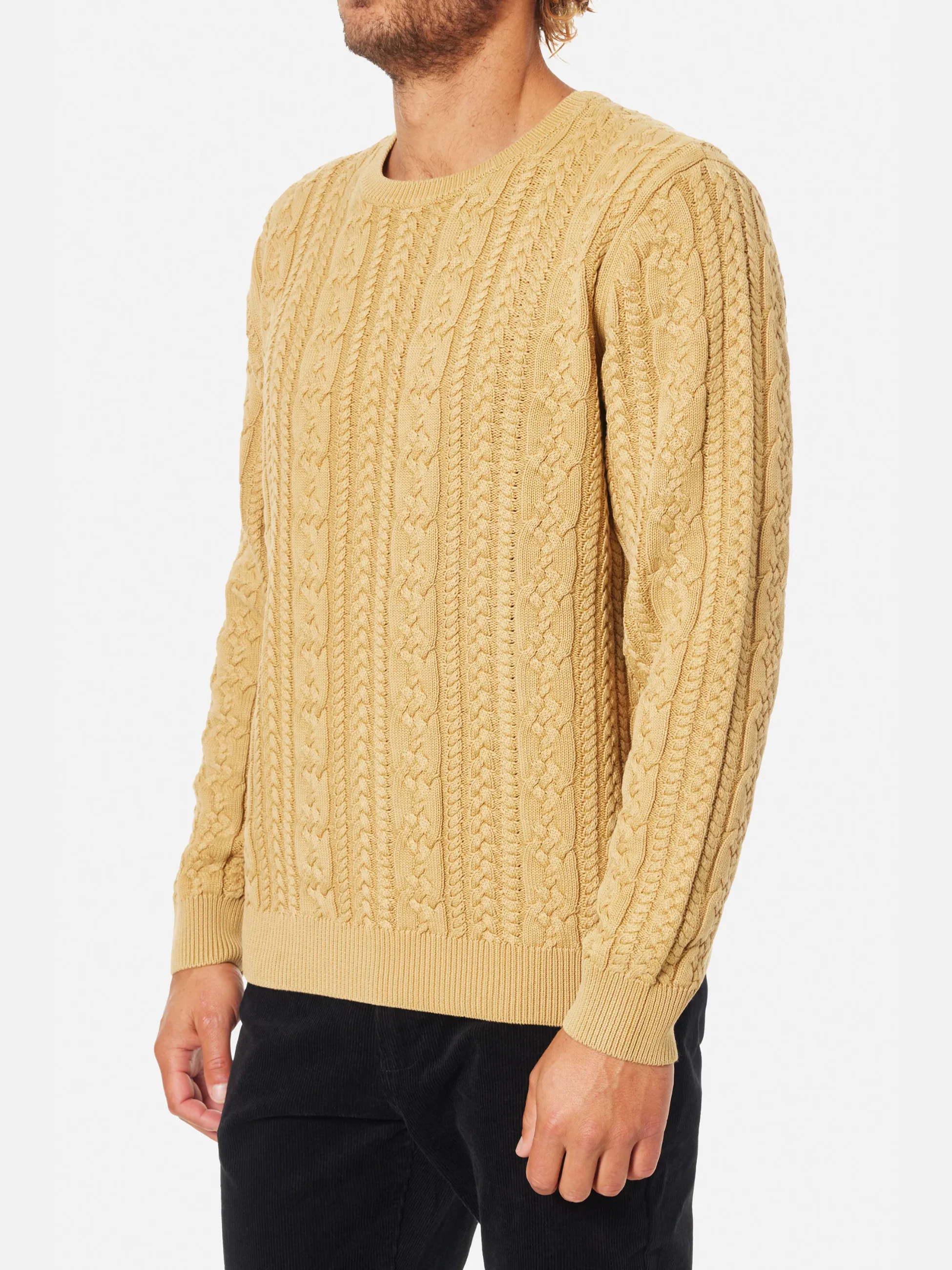 Katin Fisherman Sweater - Driftwood