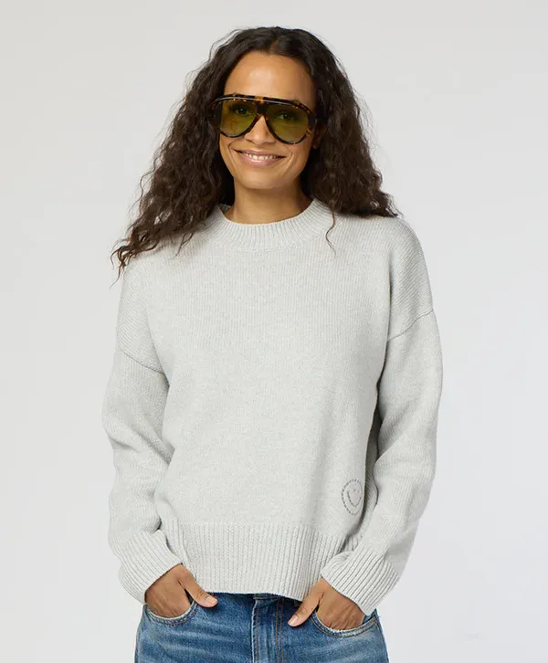 Kerri Rosenthal - Best Day Ever Cotton Sweater - Silver Fox
