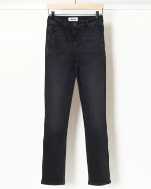 Kiana Denim Pant Black