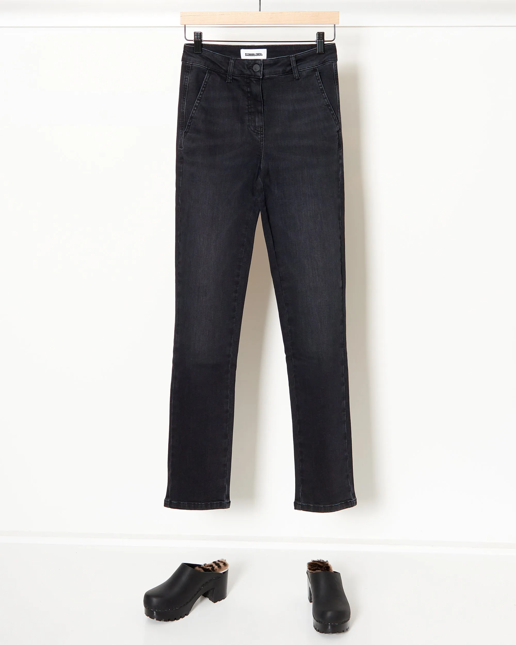 Kiana Denim Pant Black