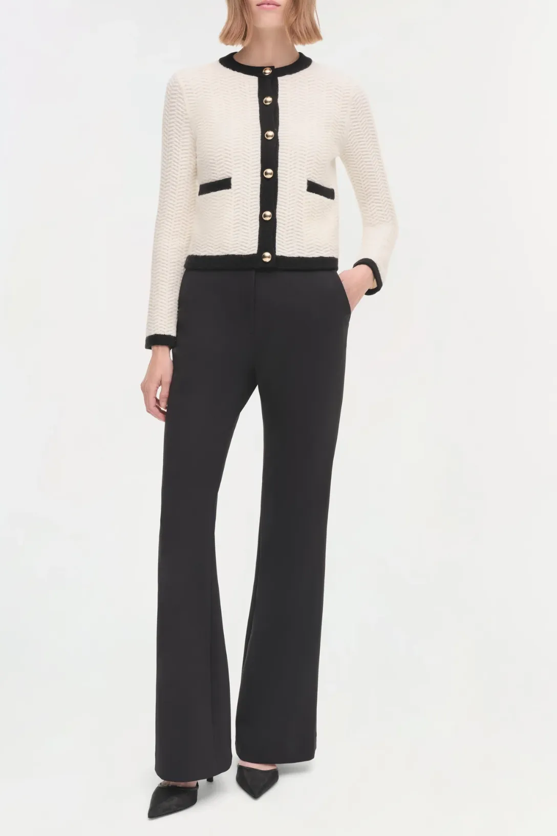 Klaire Cardigan | Ivory Multi