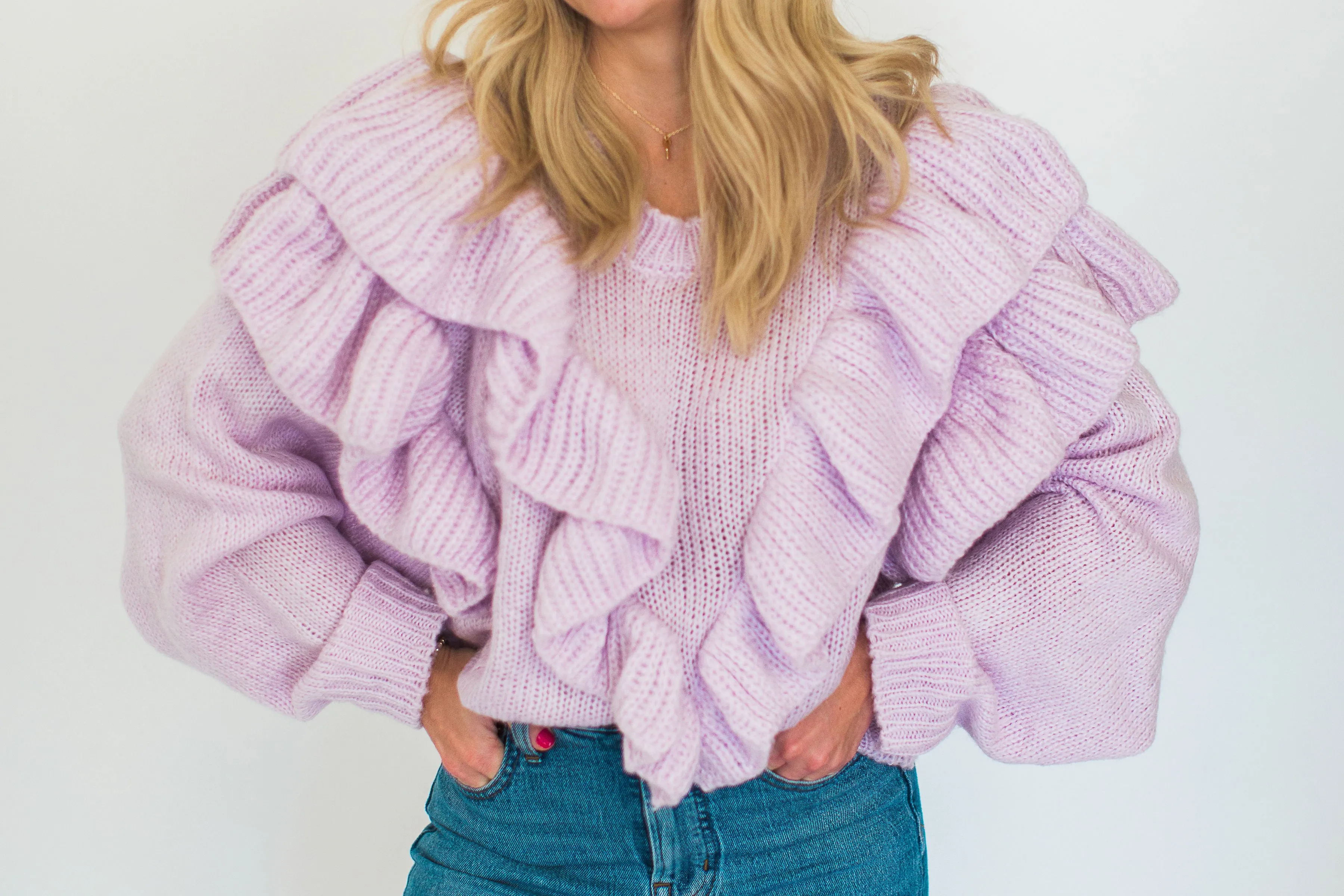 Knit Lilac Sweater