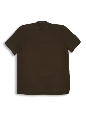 Knit Sweater Tee Shortsleeve Olive