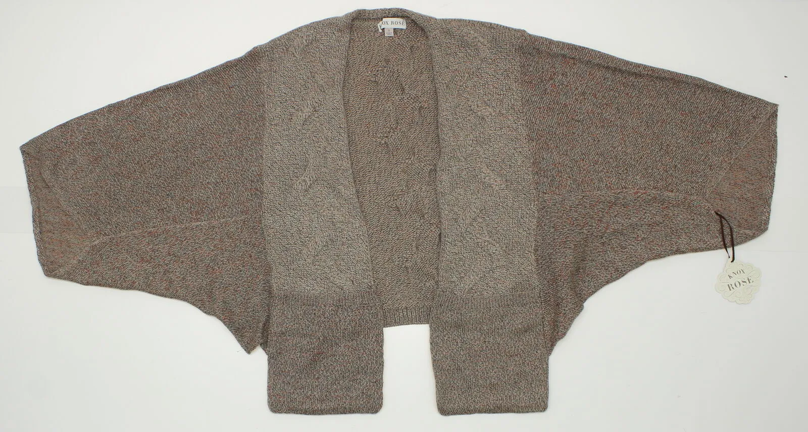 Knox Rose Women's Open Sweater Cardigan With Pockets Multi-Color Small