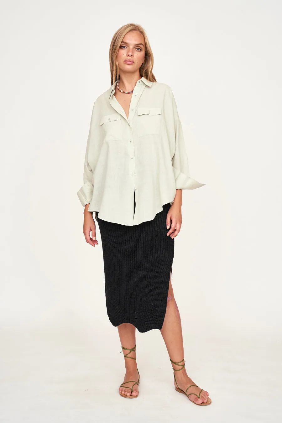 Kyoto Blouse in Pistachio