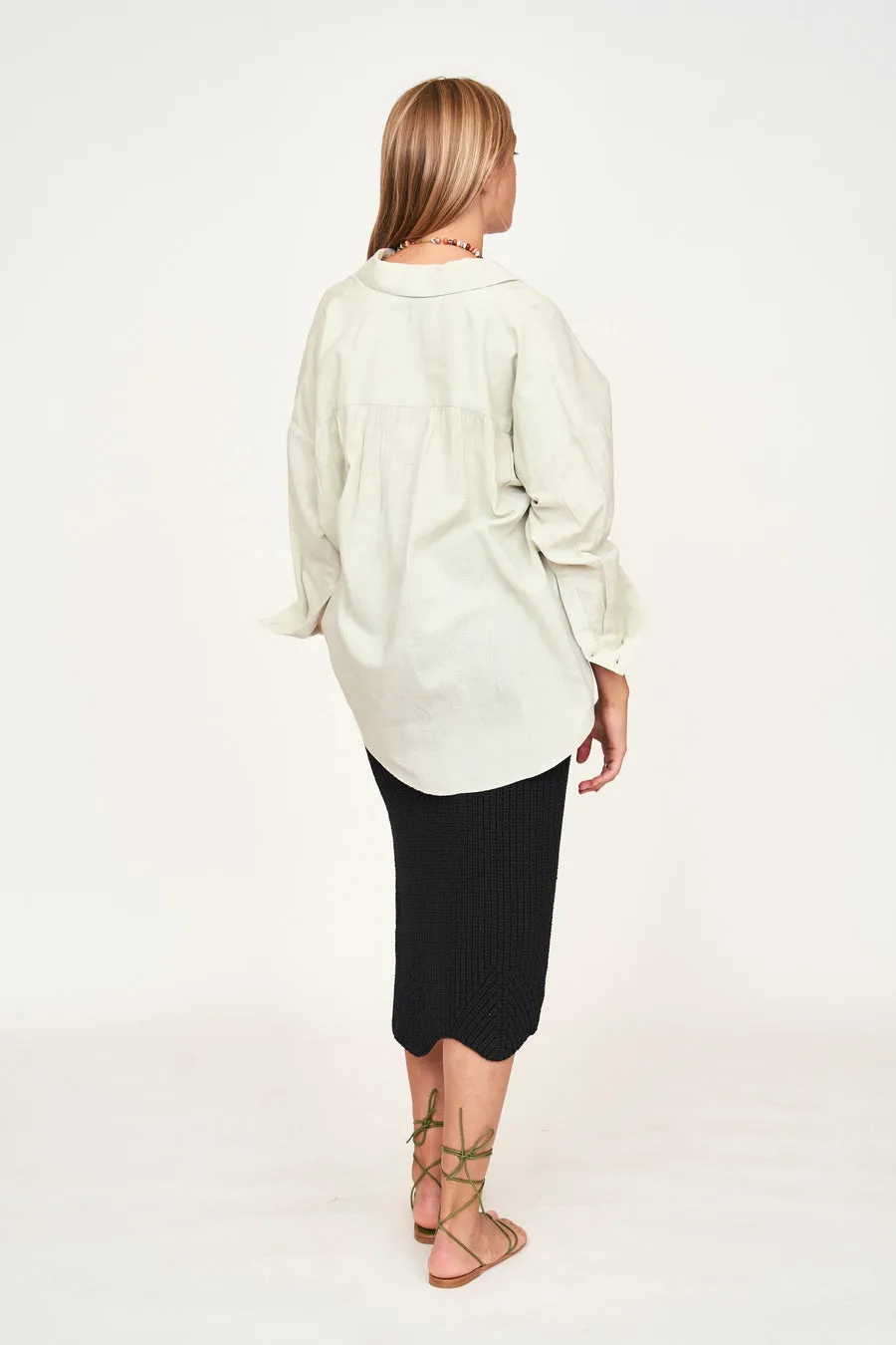 Kyoto Blouse in Pistachio