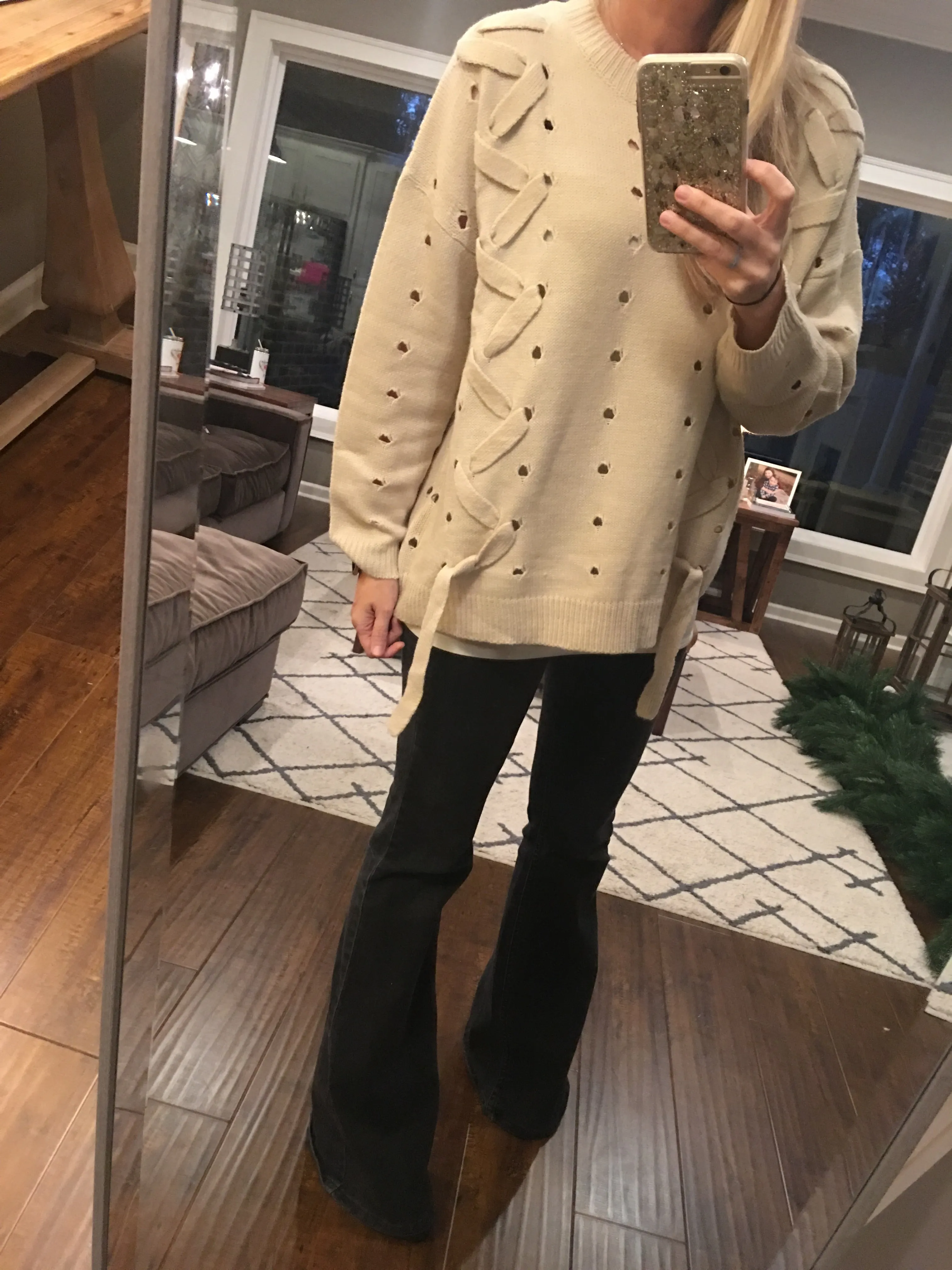 Lace Me Up sweater