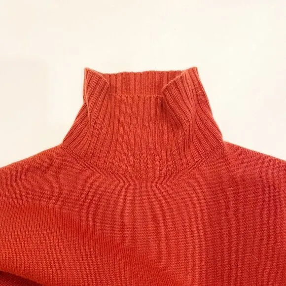 Lafayette 148 Oversized 100% Cashmere turtleneck Sweater XS