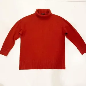 Lafayette 148 Oversized 100% Cashmere turtleneck Sweater XS