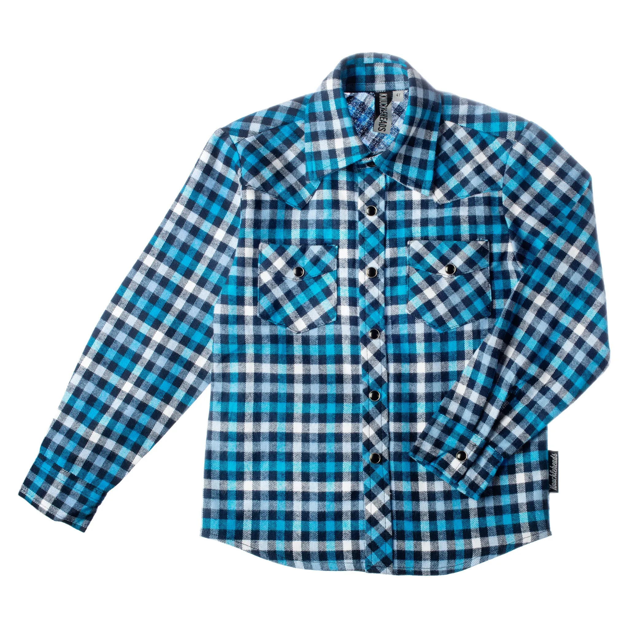 Laguna Long Sleeve Plaid Rockabilly Shirt