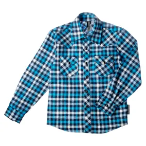 Laguna Long Sleeve Plaid Rockabilly Shirt