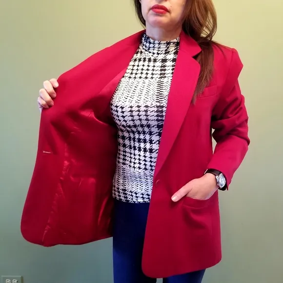 Land's End 100% Wool Blazer size 12