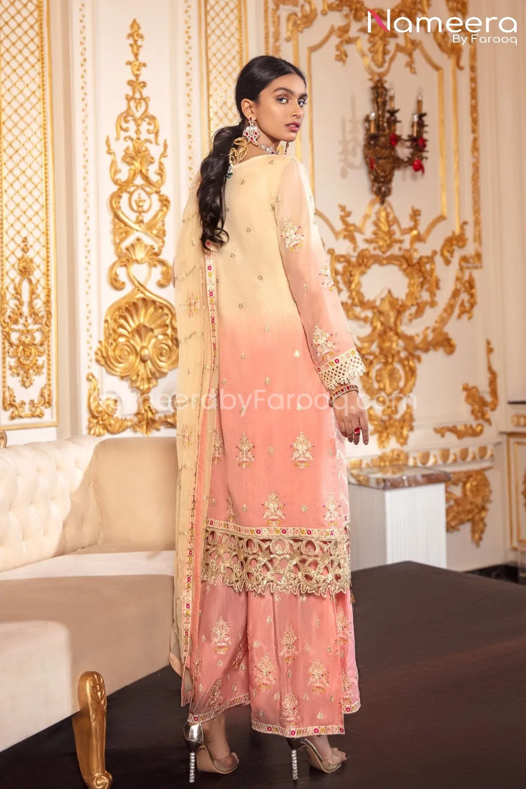 Latest Pakistani Sharara Dress for Girls 2021 #BP192