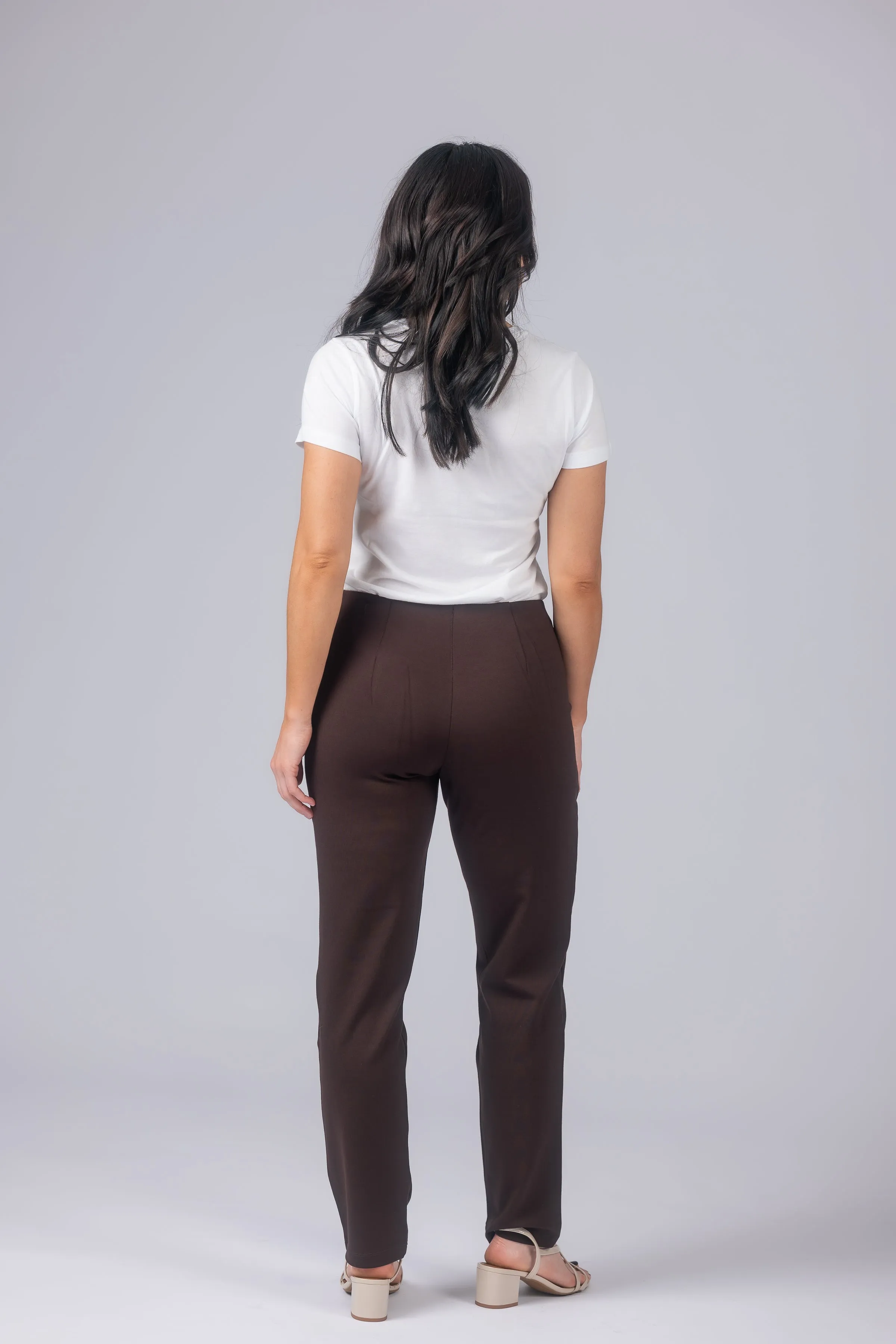 Laura Double Knit Straight Leg Pant
