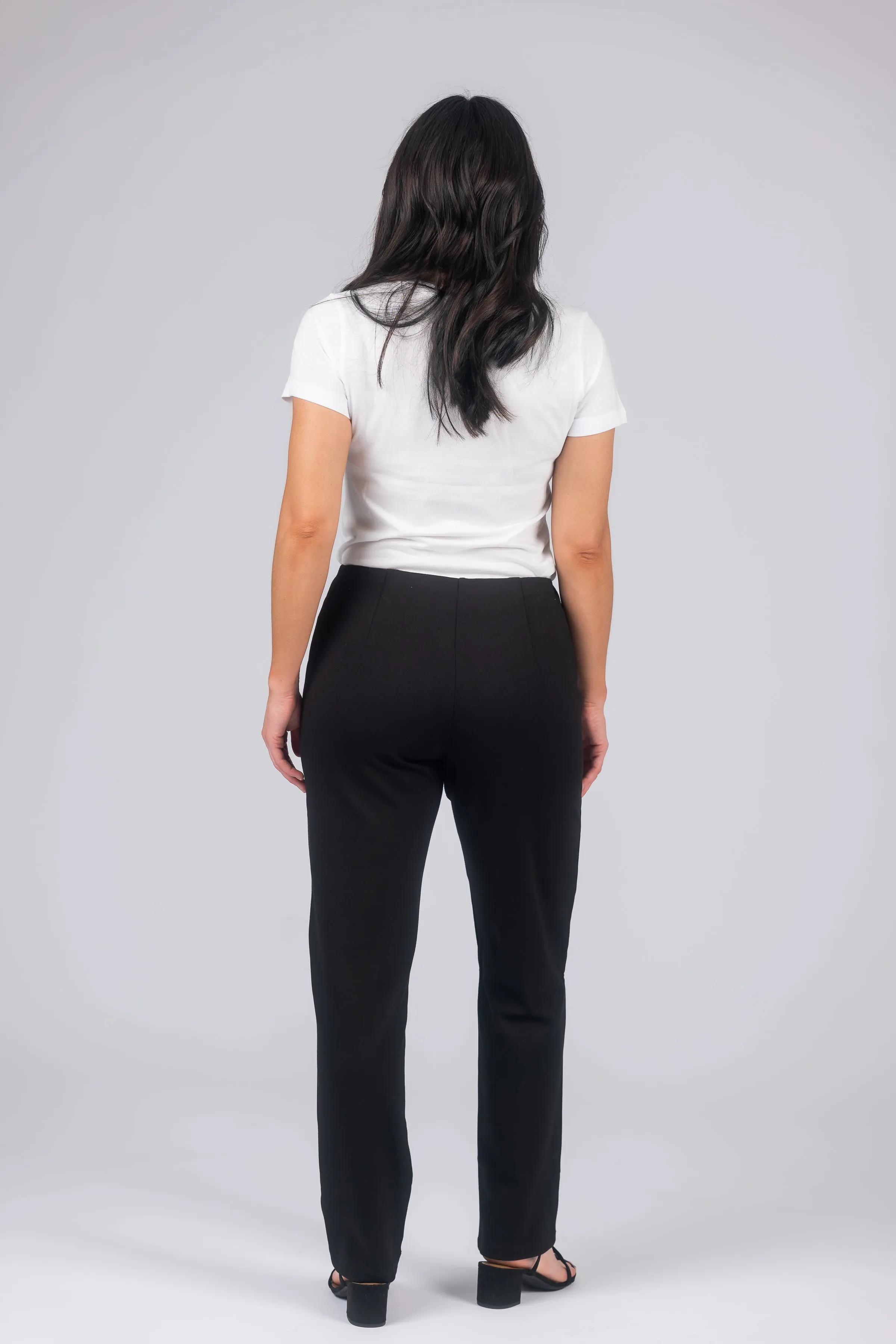 Laura Double Knit Straight Leg Pant