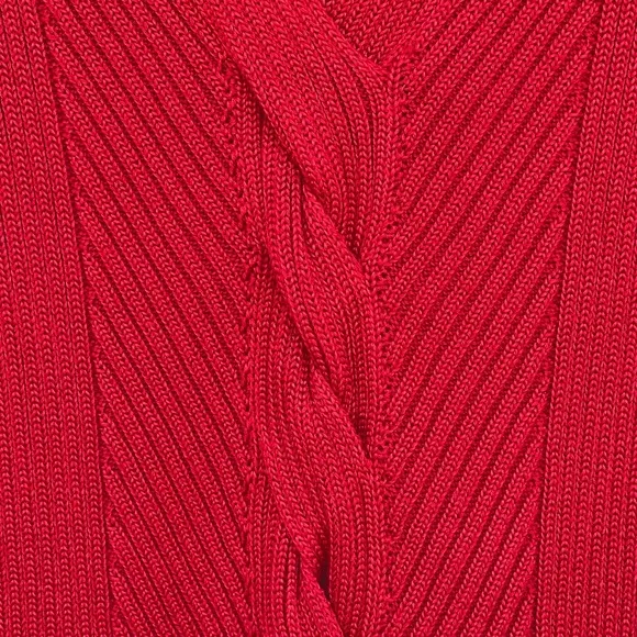 Lauren Ralph Lauren Black Label Sweater Cable Knit Long Sleeves Stretch …