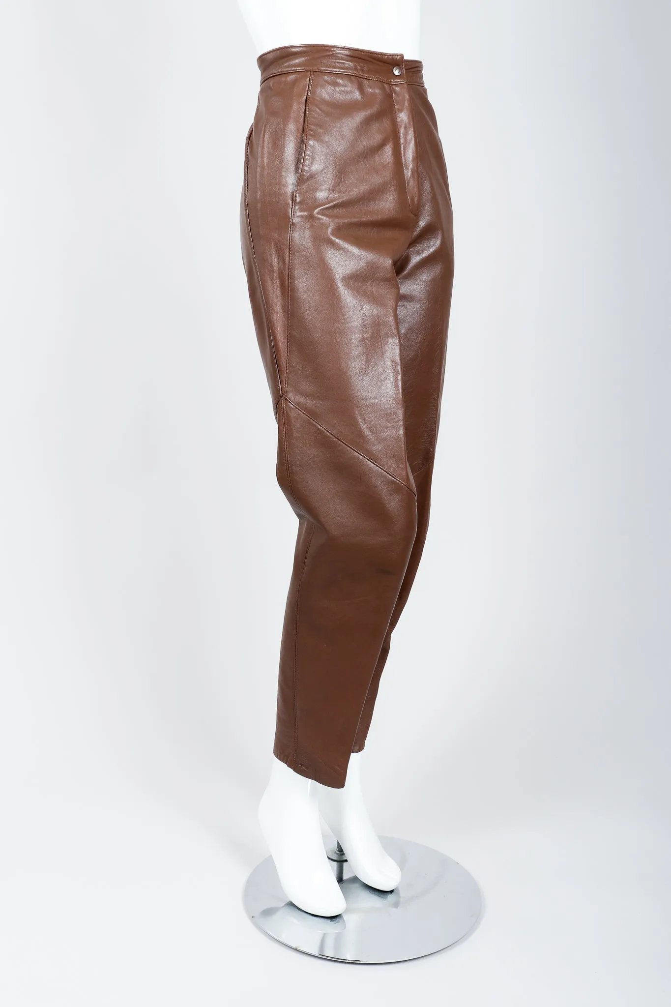 Leather Utility Jacket & Pant Set