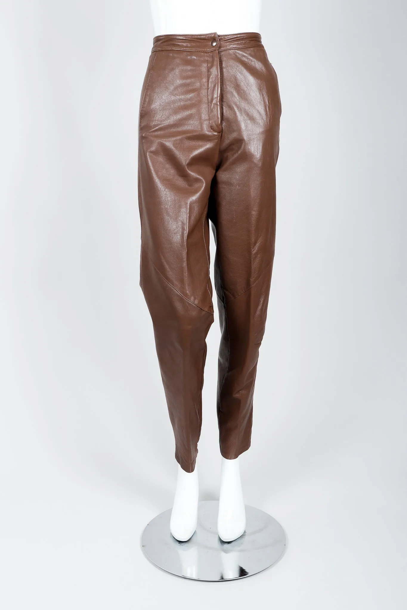 Leather Utility Jacket & Pant Set