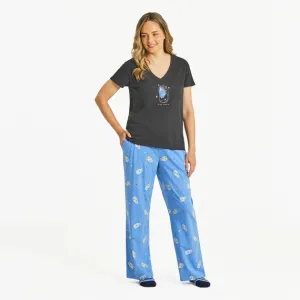 Life is Good Women's Firefly Jar Pattern Snuggle Up Sleep Pant