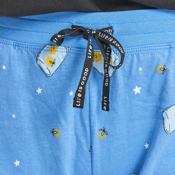 Life is Good Women's Firefly Jar Pattern Snuggle Up Sleep Pant