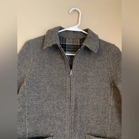 Lifelike Lindarico blazer reversible cashmere wool blend made in italy mature