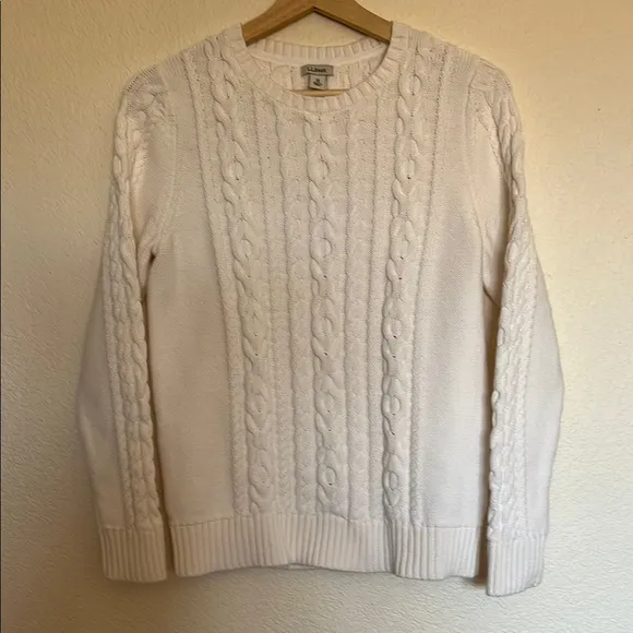 LL Bean Women's Double L® Cable Sweater, Crewneck