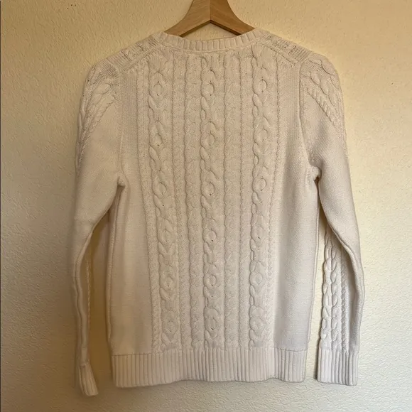 LL Bean Women's Double L® Cable Sweater, Crewneck