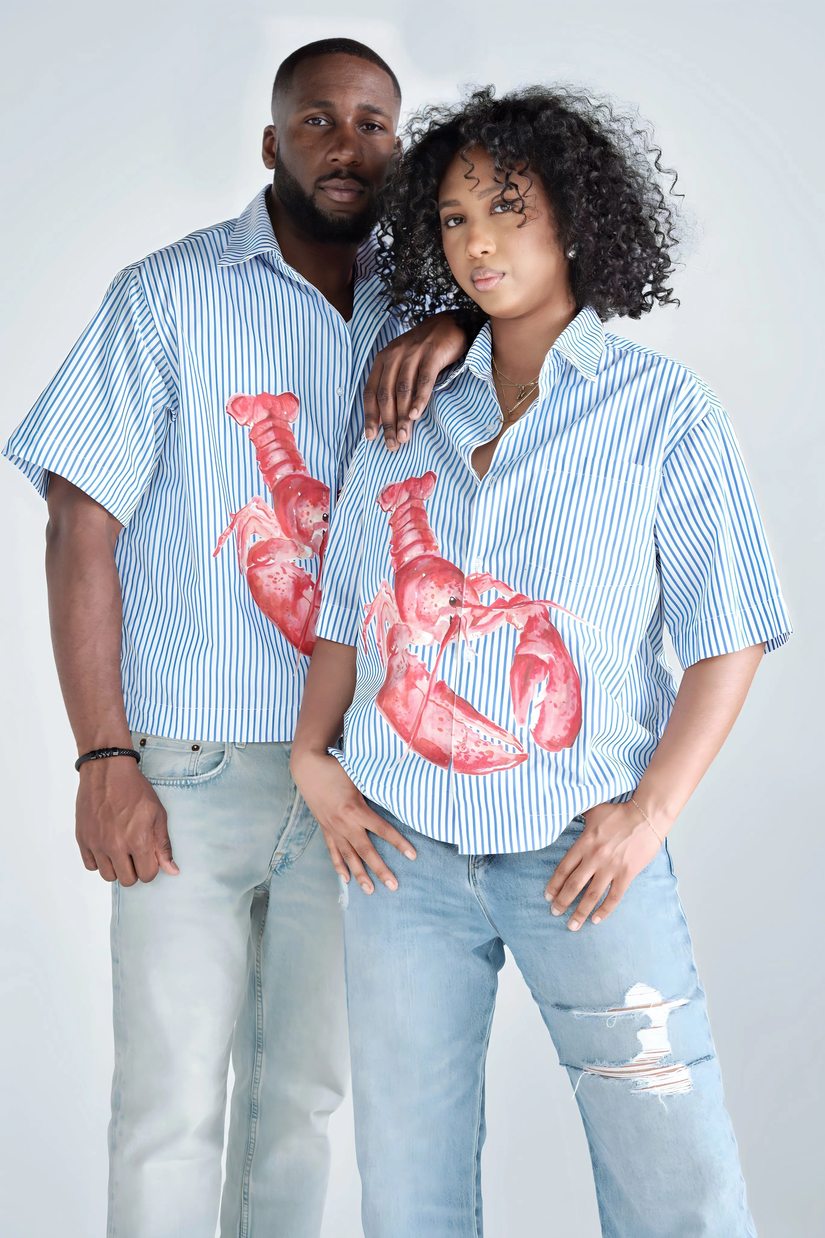 Lobster Button Up Shirt