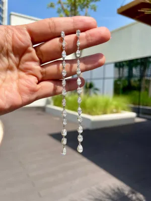 Lond diamond mix earrings