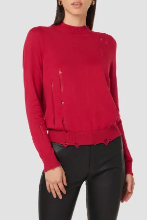 Long Sleeve Twist Back Sweater