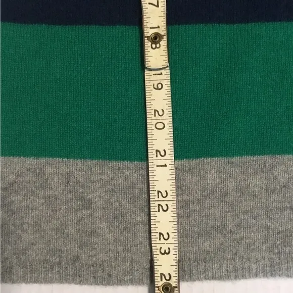 Lord&amp;taylor 100shmere striped sweater S/P