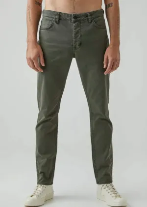 LOU SLIM TWILL WASHED PINE