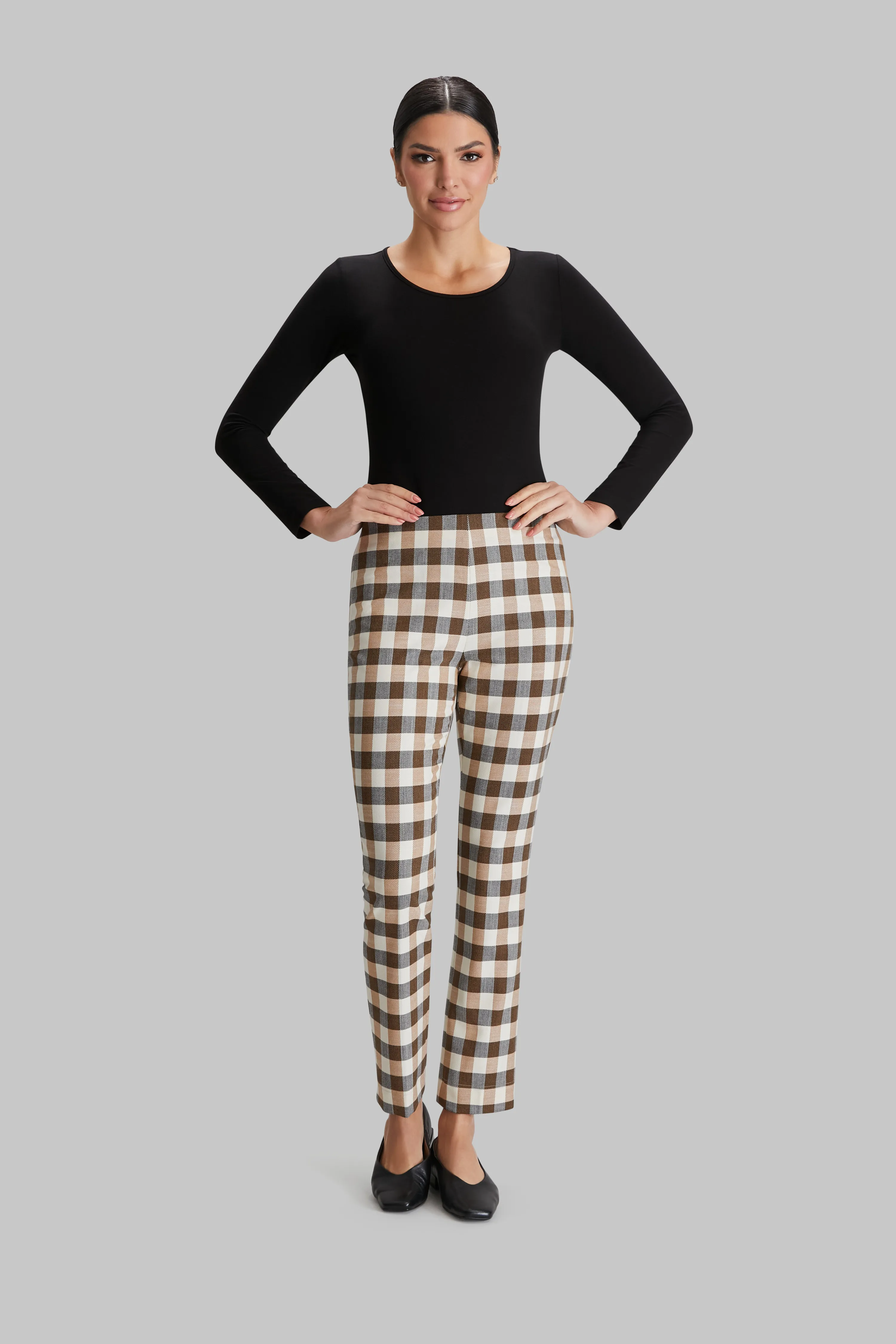 Macchiato Plaid Annie Pant - FINAL SALE