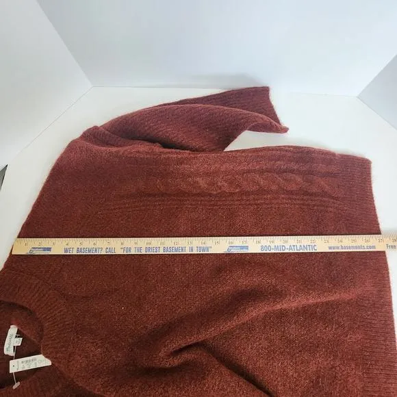 Madewell Cable Knit Havener Pullover Sweater Women's SZ 4X - NWT
