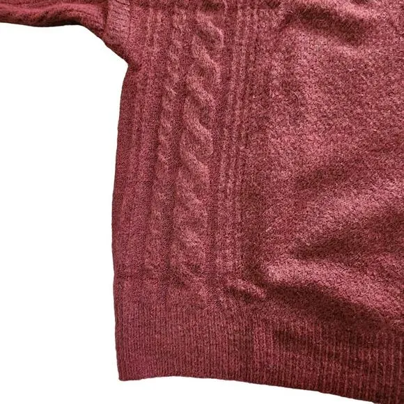 Madewell Cable Knit Havener Pullover Sweater Women's SZ 4X - NWT