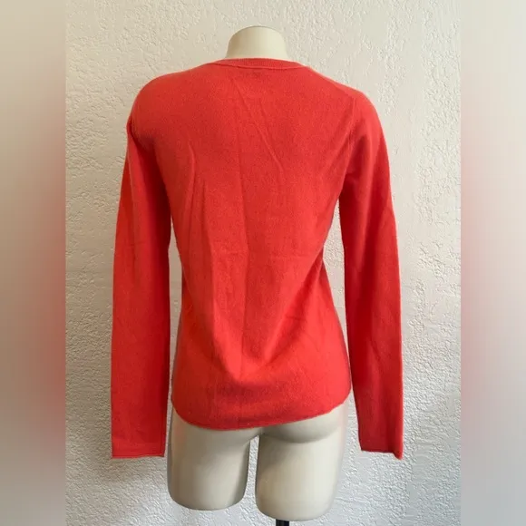 Magaschoni 100% Cashmere salmon color Sweater Sm ?