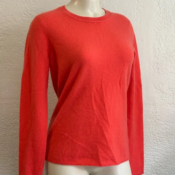 Magaschoni 100% Cashmere salmon color Sweater Sm ?