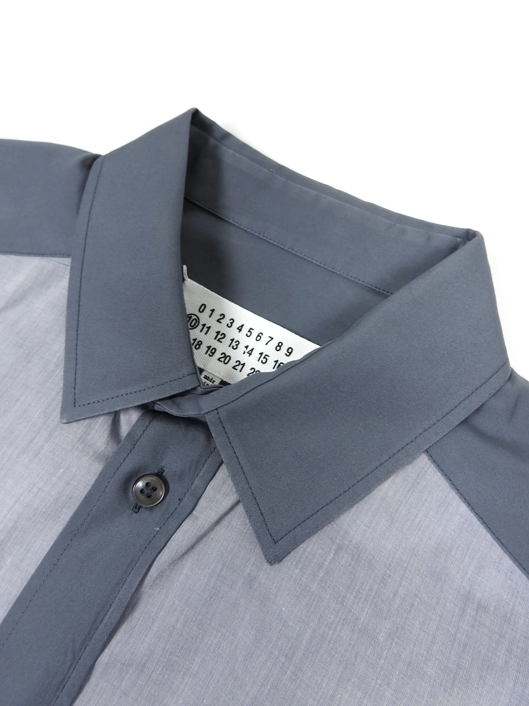 Maison Margiela Grey Slim Fit Shirt Size 48