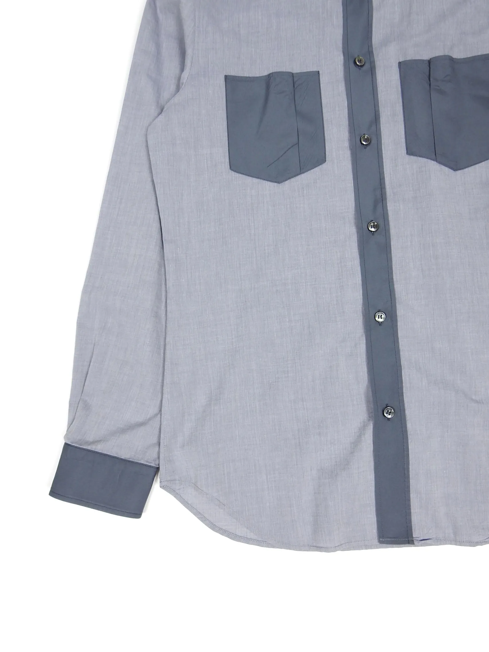 Maison Margiela Grey Slim Fit Shirt Size 48