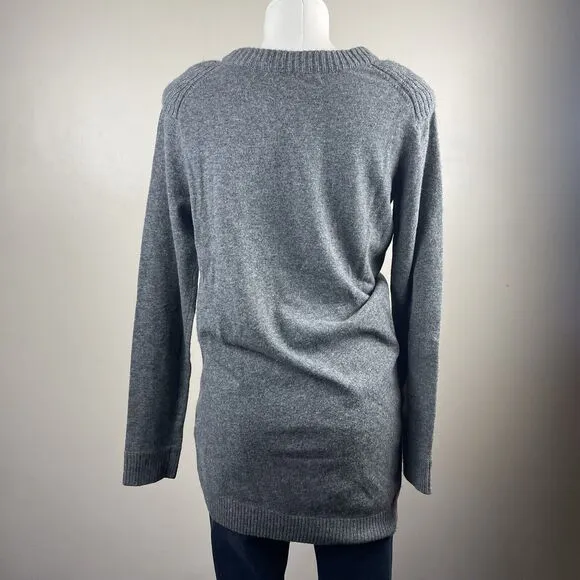 Marc By Marc Jacobs Gray Y2K Asymmetrical Wool Cashmere Sweater Tunic