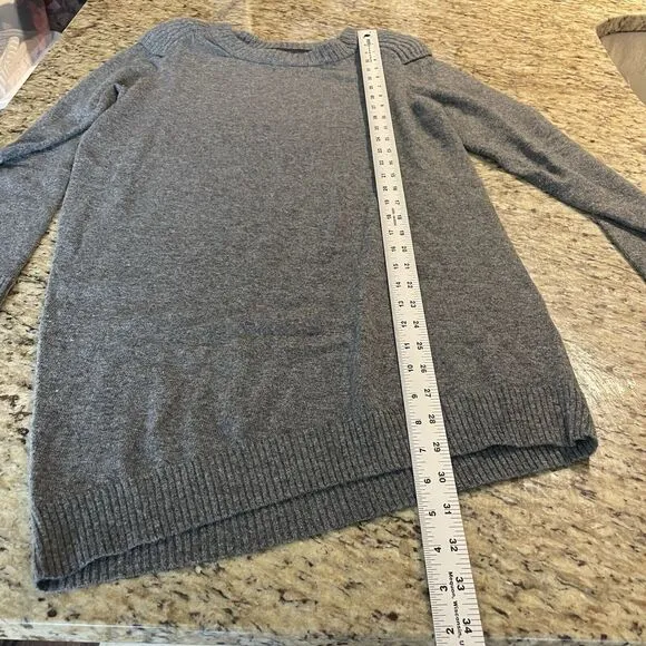 Marc By Marc Jacobs Gray Y2K Asymmetrical Wool Cashmere Sweater Tunic