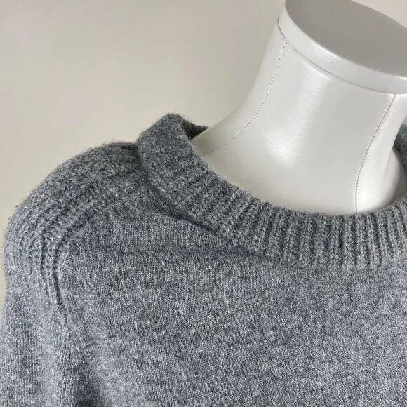 Marc By Marc Jacobs Gray Y2K Asymmetrical Wool Cashmere Sweater Tunic