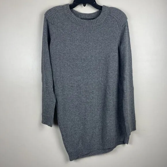 Marc By Marc Jacobs Gray Y2K Asymmetrical Wool Cashmere Sweater Tunic