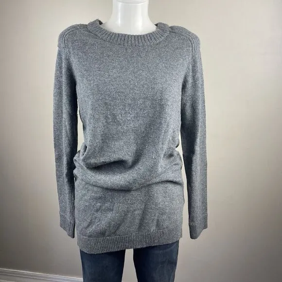 Marc By Marc Jacobs Gray Y2K Asymmetrical Wool Cashmere Sweater Tunic