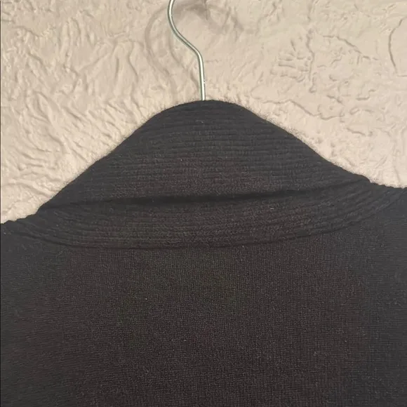 Mariyaab Cashmere Black Women Open Cardigan Sweater size L